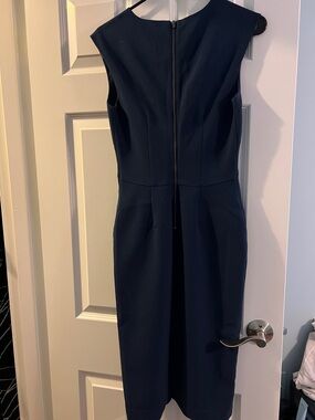 Banana Republic Navy Midi Sheath Dress